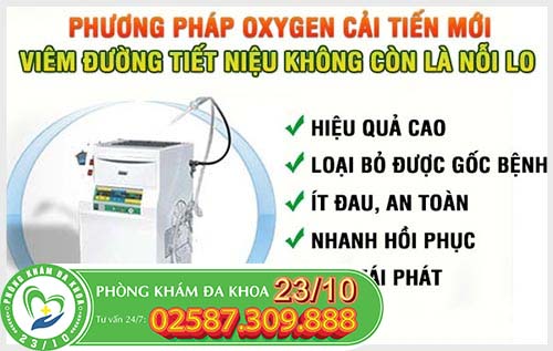 Phương pháp Oxygen chữa nhiễm khuẩn đường tiết niệu