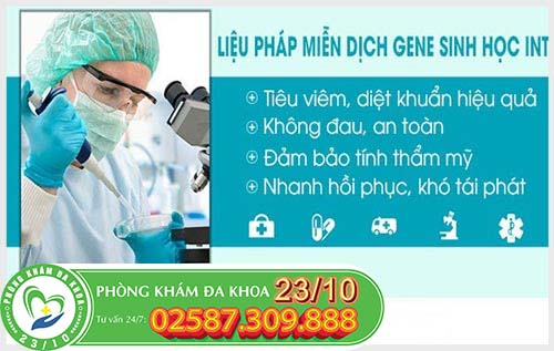 hỗ trợ điều trị rộp miệng bằng liệu pháp miễn dịch gene INT
