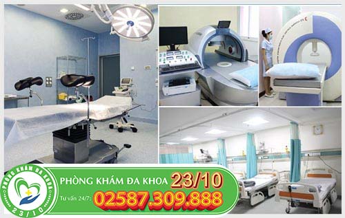 Phòng khám với đầy đủ trang thiết bị máy móc hiện đại