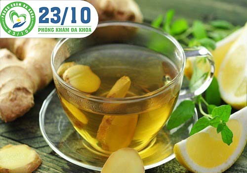 Trà gừng có hiệu quả rất tốt trong việc chữa đau họng